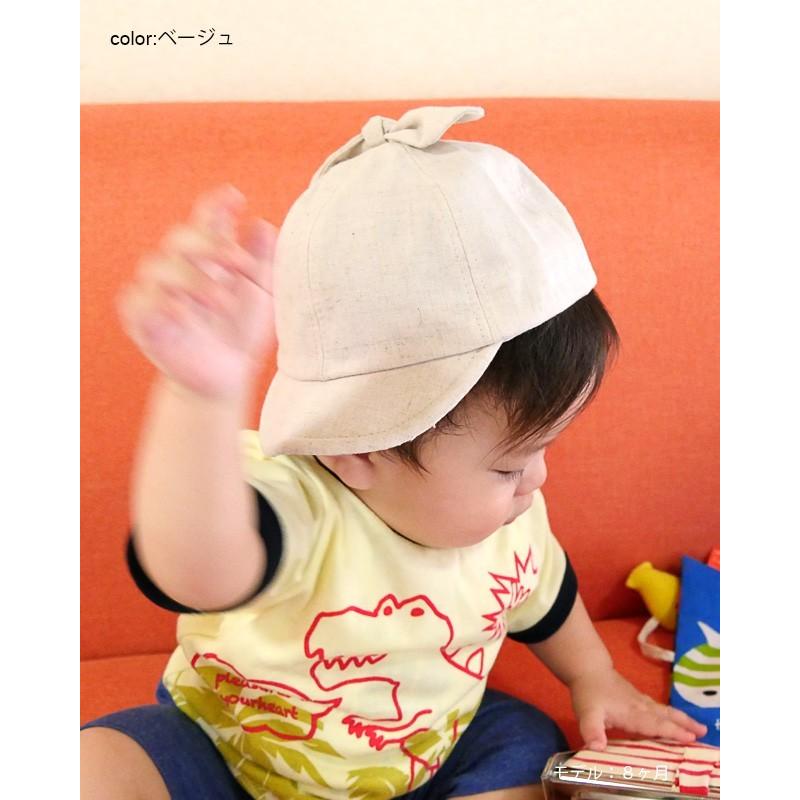 ベビー 帽子 キャップ キッズ リボン 送料無料 子供 ベビー帽子 リボン付き つば付き 女の子 男の子 綿 Baby 002 帽子屋blake 通販 Yahoo ショッピング