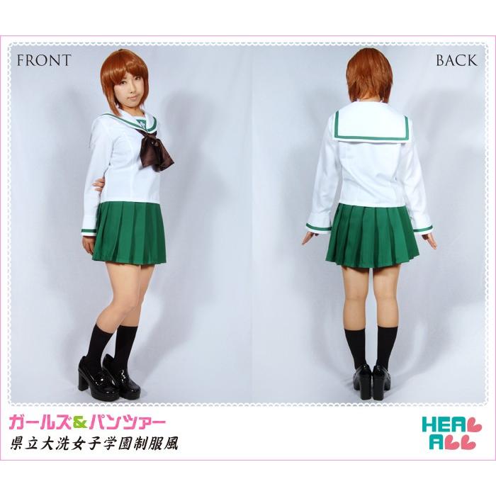 ガールズ＆パンツァー 県立大洗女子学園制服風 コスプレ衣装