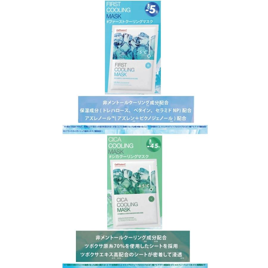 シートマスク K-LABO ケイラボ Cell FusionC FIRST/CICA COOLING MASK