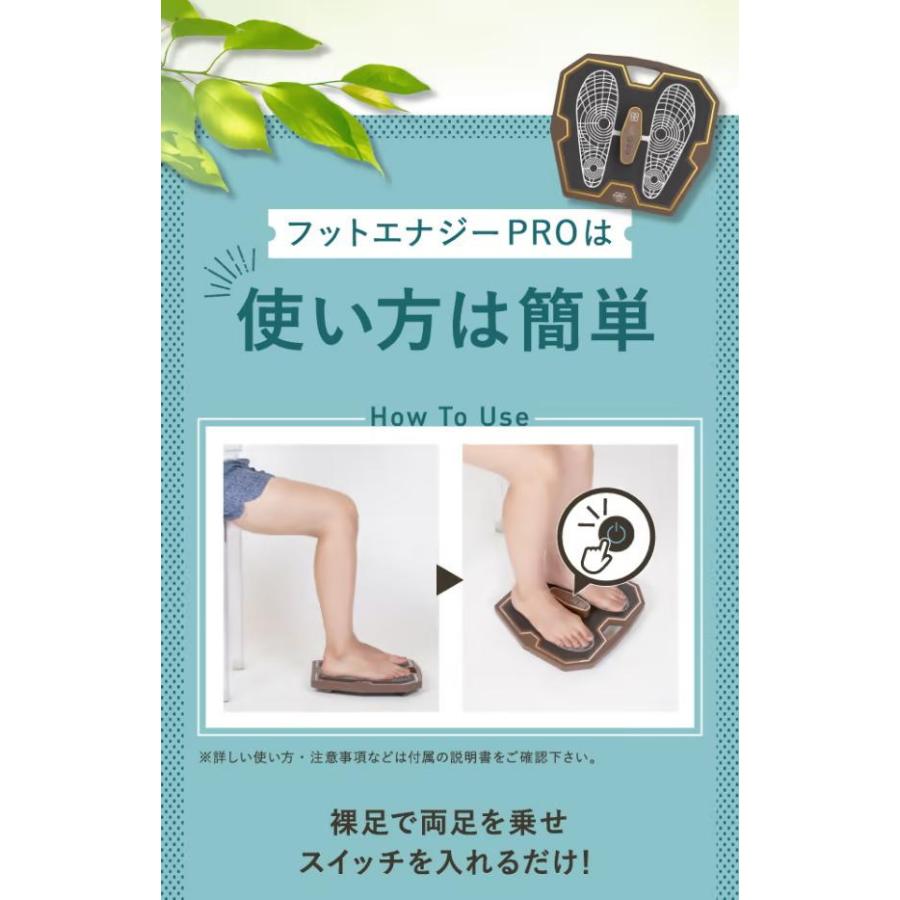 EMS 保坂尚樹プロデュース フットエナジー プロ FOOT ENERGY Pro EMS 保坂尚樹プロデュース フットエナジー プロ FOOT ENERGY Pro