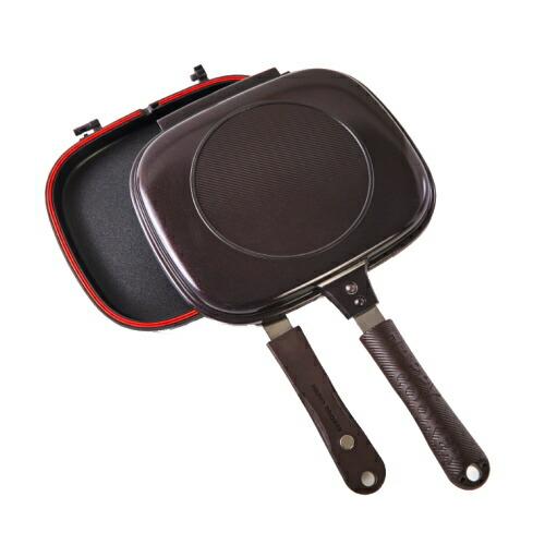 直火】 HAPPYCOOKER 両面フライパン ブラウン REGULAR ハッピー
