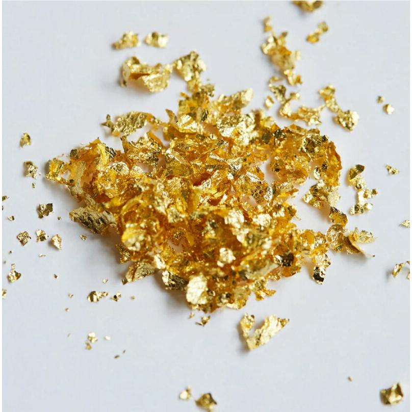 金粉 金のふりかけ 0.03g 歴清社 金箔 食用 高純度金箔 金 銀 ふりかけ