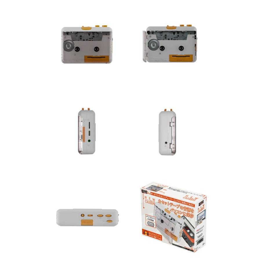 ポータブルカセットプレーヤー ニューカセッピ SD-U2CCA-01 エアリア