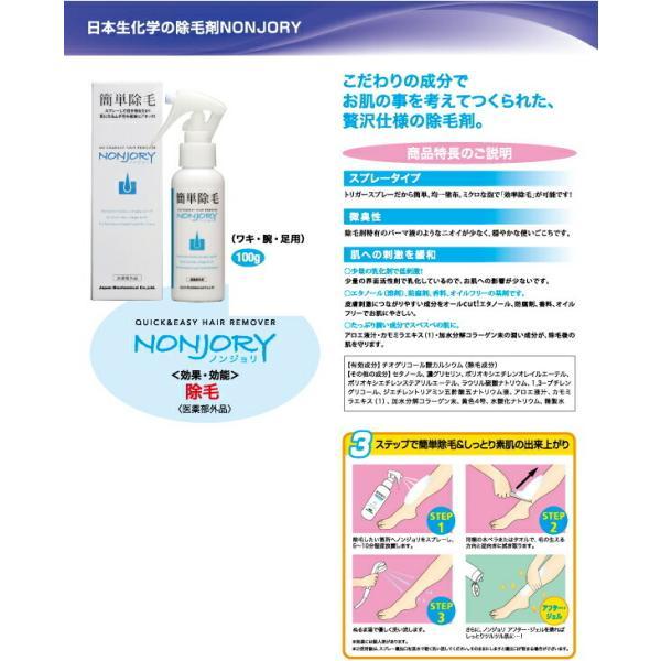 NONJORY ノンジョリ トリガータイプ スプレー式 除毛剤 100g 【医薬部