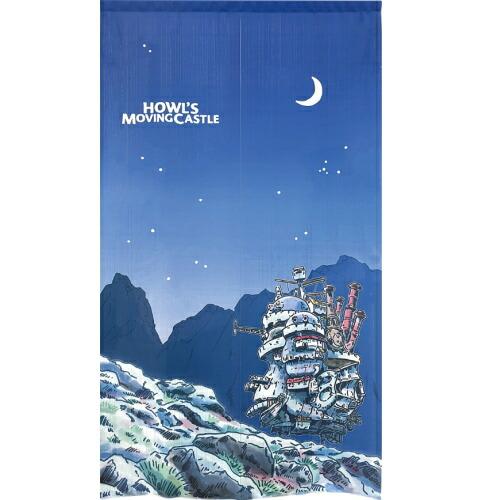 スタジオジブリ ハウルの動く城 のれん 85×150cm ジブリ ハウル ロング
