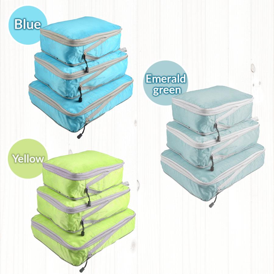 圧縮バッグ ファスナー コンパクト トラベル ポーチ 収納ポーチ 3個セット 圧縮袋 旅行 荷物 トラベル 旅行用ポーチ おしゃれ |  | 17