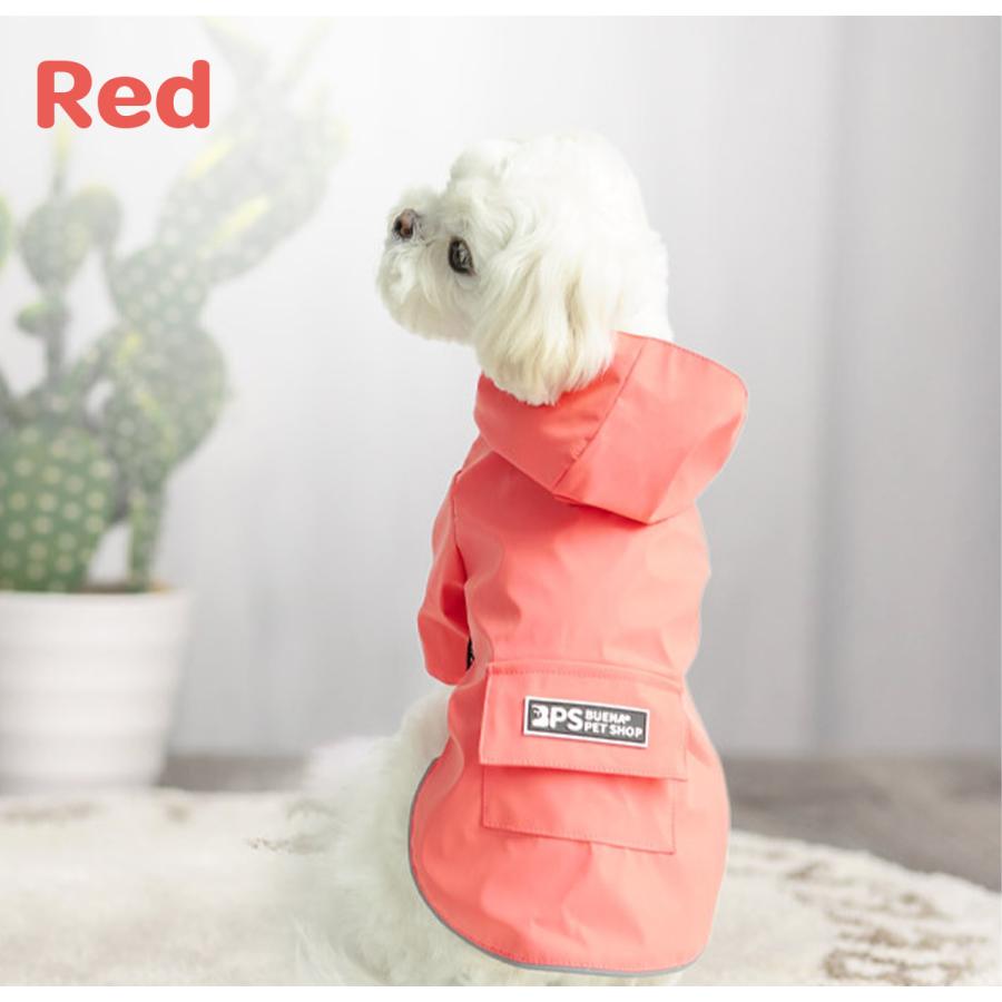 犬 レインコート ポンチョ 小型犬 簡単 雨具 レイングッズ カッパ