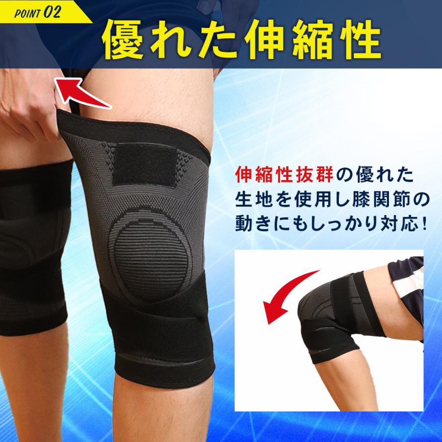 膝 サポーター 医療用 ベルトタイプ 説明書付き スポーツ 左右兼用