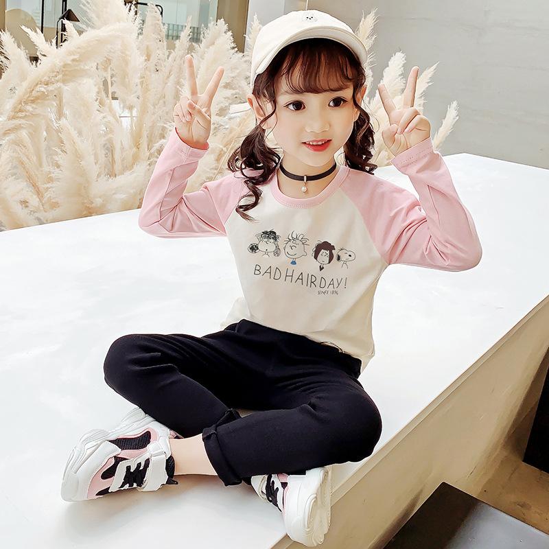 大人気 長袖 スヌーピー プリントTシャツ 子供服 キャラクター 90 100 