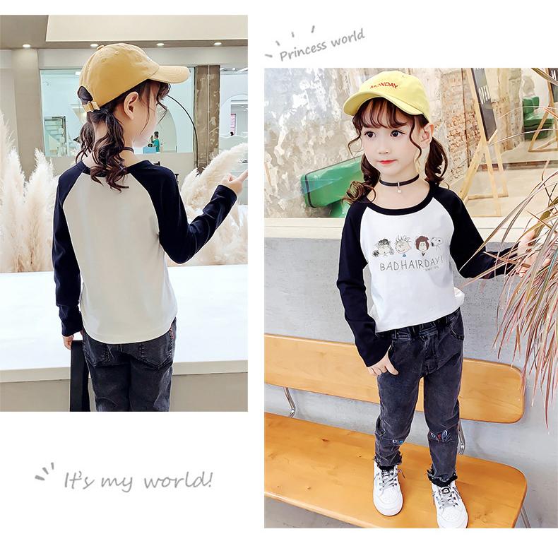 大人気 長袖 スヌーピー プリントTシャツ 子供服 キャラクター 90 100 