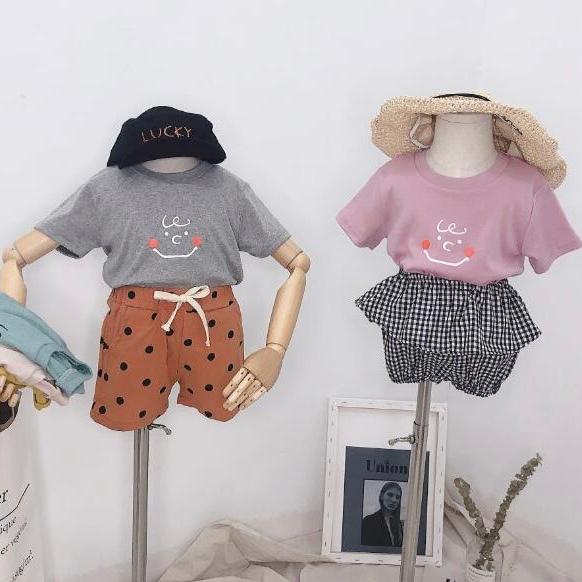 キャラクター 半袖 プリントtシャツ トップス 色違いコーデ 子供服 ベビー服 夏服 女の子 男の子 赤ちゃん 兄弟 姉妹 80 1cm にこちゃん チャーリー 伸縮性 Kids08 Health Beautyshop Sola 通販 Yahoo ショッピング