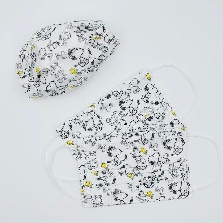 大人気 スヌーピー 不織布マスク 50枚セット 3層構造 使い捨て 柄