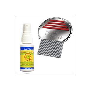 アタマジラミ 安全に ニットピッカーフリーコーム ライスガードスプレー 2点セット 髪 頭皮 シラミ あすつく対応 P5倍 S06 その他衛生日用品 Spi Unib Ac Id