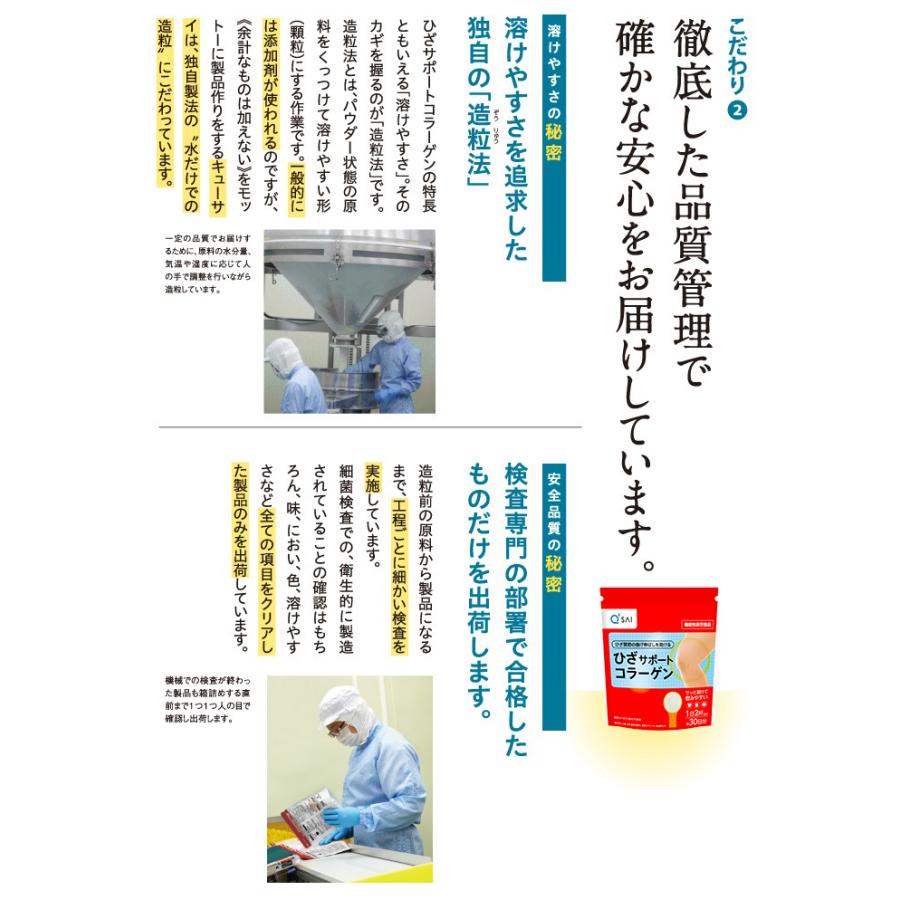 キューサイ ひざサポートコラーゲン 5g×30袋 ヒアルロン酸 キューサイ ひざサポートコラーゲン 5g×30袋 ヒアルロン酸
