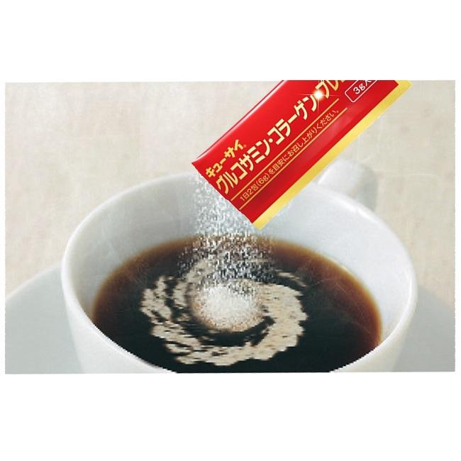 超ポイント祭?期間限定】【超ポイント祭?期間限定】キューサイ グルコサミン・コラーゲン プレミアム3g×60袋 2箱まとめ買い おまけ ひざ 膝サポート ペプチド 膝の痛み ヒアルロン酸 コンドロイチン 軟骨成分 グルコサミン キューサイ グルコサミン コラーゲン プレミアム 粉末60包入 3箱まとめ買い おまけ付き