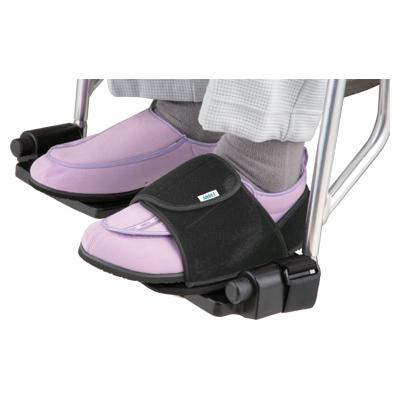 車いす用小物 車いすオプション フットガード（片足分） / 8002　M　茶 高齢者・介護・エンゼル |  | 01
