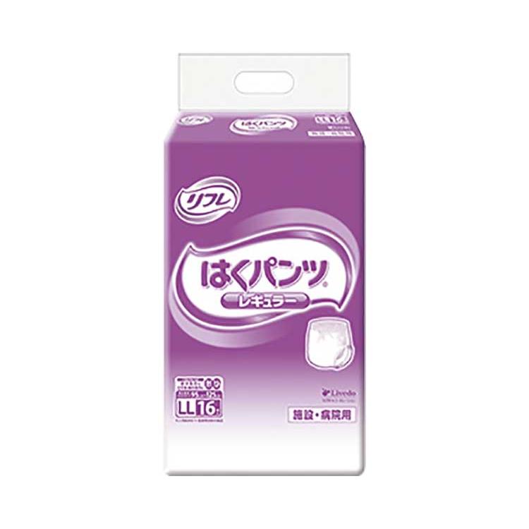 パンツタイプ 紙おむつ はくパンツ　レギュラー　LL / 17655→18198　16枚 高齢者・介護・リブドゥコーポレーション | 