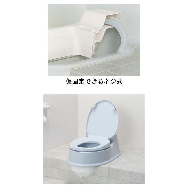 両用式 簡易便座 安寿 サニタリエース HG 両用式 / 534-114 ライト