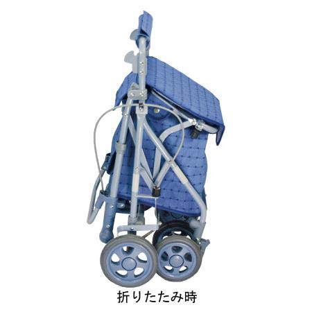 ミドルタイプ シルバーカー リズムRWC / ブルー 高齢者・介護・島