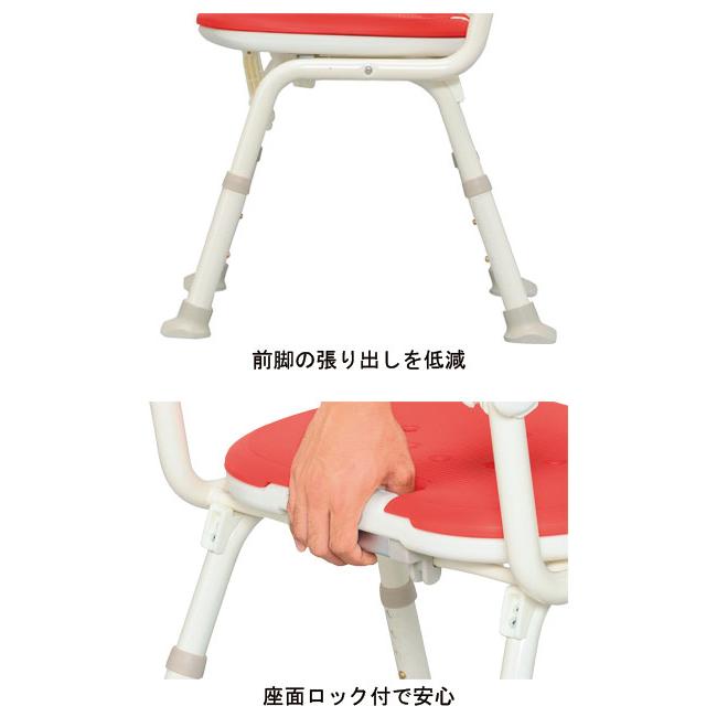 折りたたみ式 シャワーチェア 安寿 折りたたみシャワーベンチ IN-S