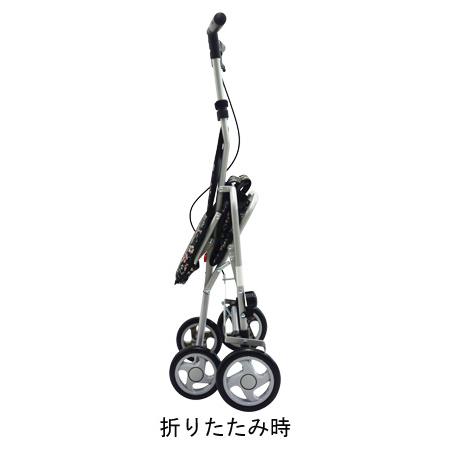 コンパクトタイプ シルバーカー サニーウォーカーAS-III / 小花BK 高齢 
