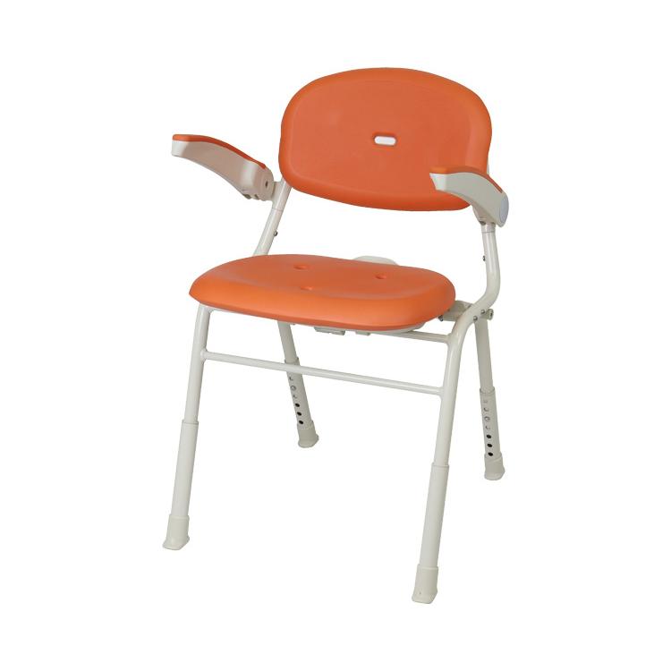ユニプラス　ミドルシャワーチェア　BSU15 　介護用シャワーチェア 折りたたみ式 シャワーチェア ユニプラス ミドルシャワーチェア