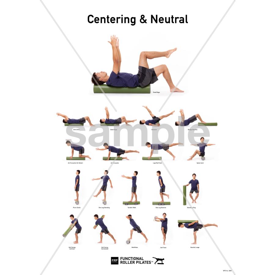 FRピラティス ポスター【Centering & Neutral】 | 