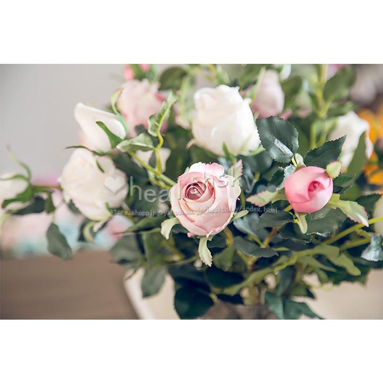 ローズミニ120本 ピンク造花 薔薇 インテリア イングリッシュローズ ローズミニ120本 ピンク造花 薔薇 インテリア イングリッシュローズ