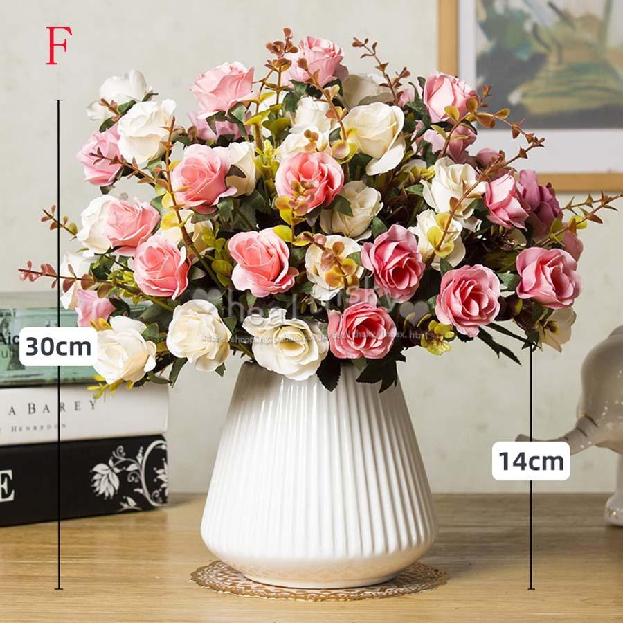 造花 花瓶付き フラワーベース 陶器花器 おしゃれ ダイニングテーブル 玄関生け花 インテリア おしゃれ プレゼント リビング 玄関