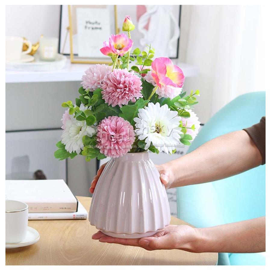 造花 絹花 ブーケ花束 アートフラワー インテリア造花 本物そっくり リアル きれい 可愛い フラワーアレンジ ソフト触感 枯れない花 庭園 キッチンプレゼント Jwijdf022 Health Sky 通販 Yahoo ショッピング