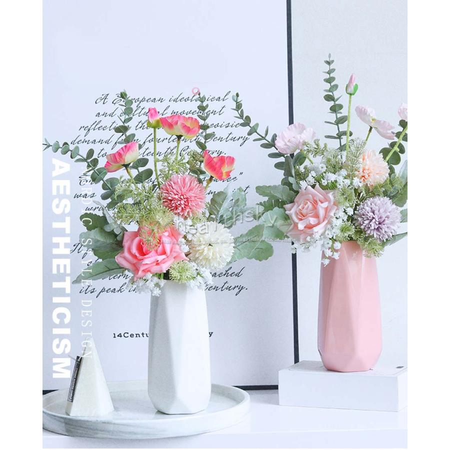 造花 絹花 ブーケ花束 アートフラワー インテリア造花 本物そっくり リアル きれい 可愛い フラワーアレンジ ソフト触感 枯れない花 庭園 キッチンプレゼント Jwijdf024 Health Sky 通販 Yahoo ショッピング