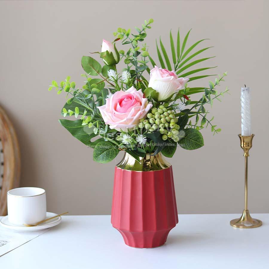 造花北欧 結婚祝いブーケ花束 花瓶付き インテリア アートフラワー 枯れない 飾り リビングルーム庭園白 卒業祝い 入学祝い ギフト 彼女 お祝い 6jm7zliri7 Es Ecolequebec Com