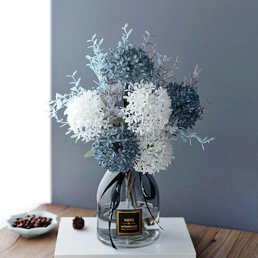 造花 インテリア ティファニー花瓶付き アートフラワー 枯れない 飾り ずっと気になってた ホーム 撮影 ウェディング キッチン 美術館造花プレゼント 庭園 リビングルーム