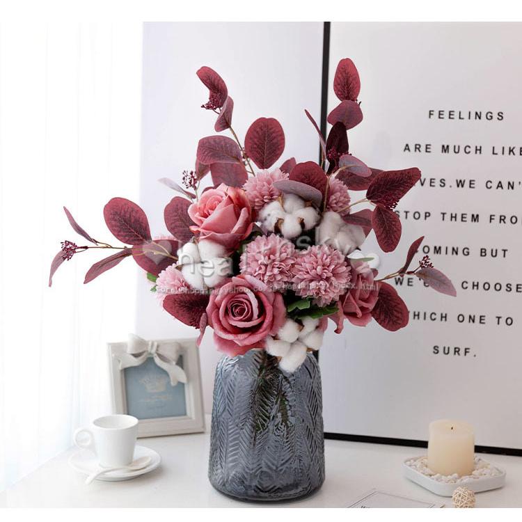 造花 北欧インテリア 花瓶付き アートフラワー 枯れない 飾り ホーム リビングルーム 庭園 キッチン 撮影客間食卓 美術館造花セット置物の飾り付け Jwijdf091 Health Sky 通販 Yahoo ショッピング