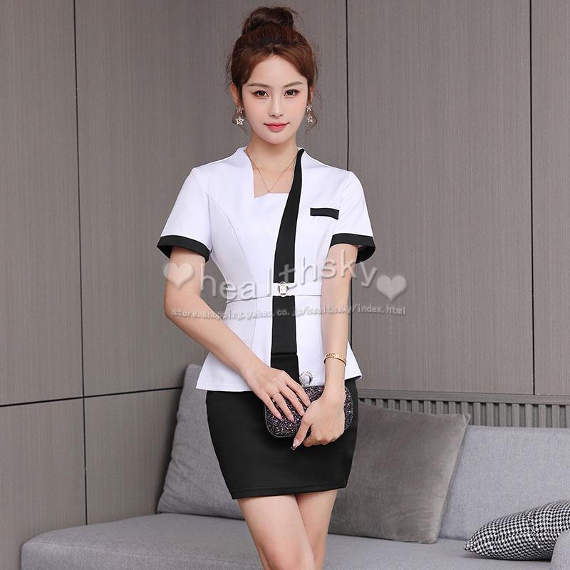 2022ユニフォーム エステ サロン レディース 女性 制服おしゃれ 半袖  