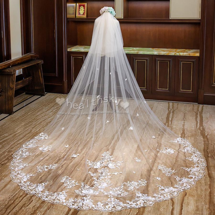 グッチ 銀座 三越 送料無料ウエディングベール ロングベール400cm コーム付き フェイスアップベール 花嫁 披露宴 二次会 スパンコール ブライダル フラワーベール オンライン 激安 Www Cpdec Inphb Ci