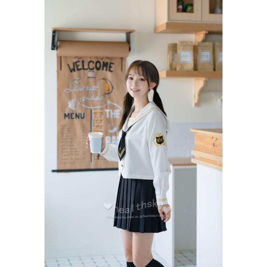 JK制服 セーラー服 上下長袖セット コスプレ衣装 仮装 コスチューム 