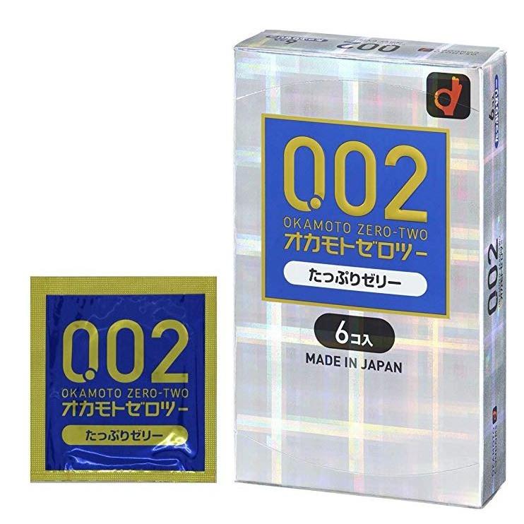 オカモトゼロツー0.02 たっぷりゼリー 6コ入 コンドーム 避妊具 オカモトゼロツー0.02 たっぷりゼリー 6コ入 コンドーム 避妊具