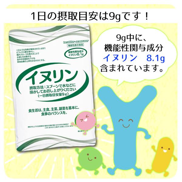 ヘルシーカンパニー 機能性表示食品 イヌリン 500g 水溶性食物繊維