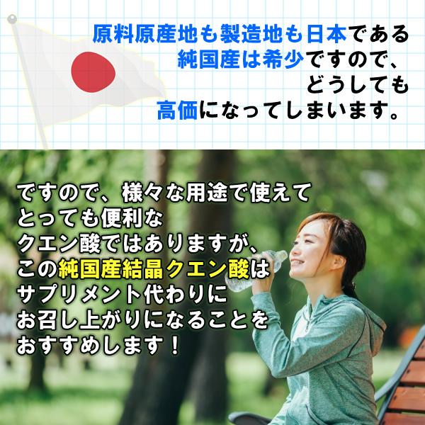 純国産 クエン酸 結晶 120g 食用 食品添加物 送料無料 お一人様1個限定 | ヘルシーカンパニー | 06