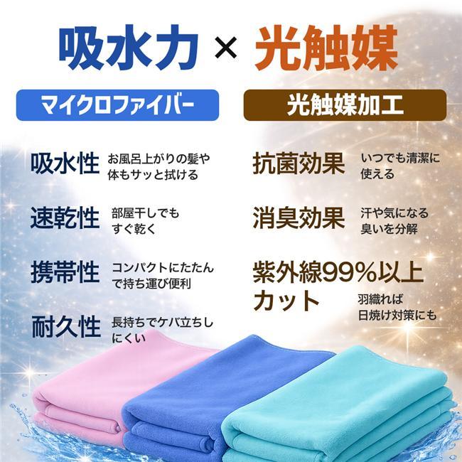 アスカタオル サラッとドライ フェイスタオル 40cm×90cm ロイヤル