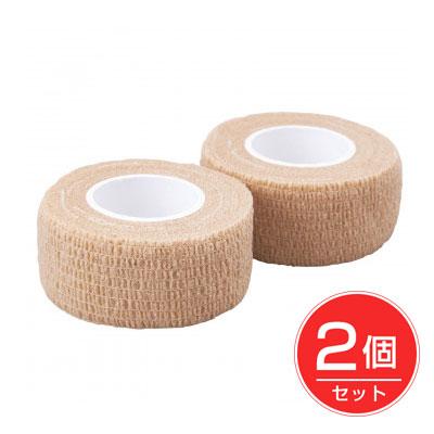 テープいらずの伸縮包帯 幅2.5cm 2個組 - コモライフ ※メール便対応