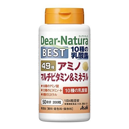 ディアナチュラ　ベスト49アミノマルチビタミン＆ミネラル　50日　200粒 - アサヒフード＆ヘルスケア｜healthy-good