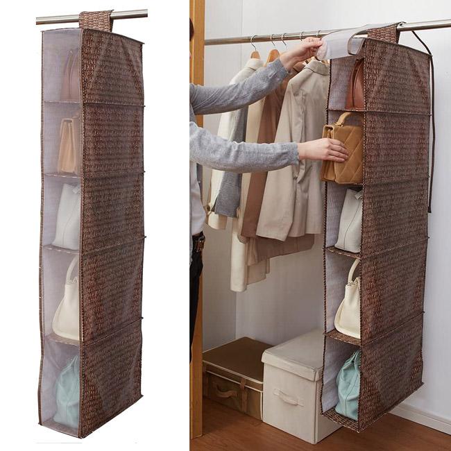 在庫限りのセール品 クローゼットカバン収納かご柄5段 サンリビング Sry 003 ヘルシーグッド Yahoo 店 通販 Yahoo ショッピング