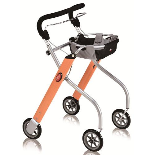 室内用歩行車 レッツゴー ウッドパターン- 竹虎 [歩行車]