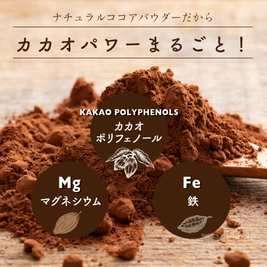 ナチュラルココアパウダー 3kg(500g×6袋) 送料無料 [ ココア 砂糖不