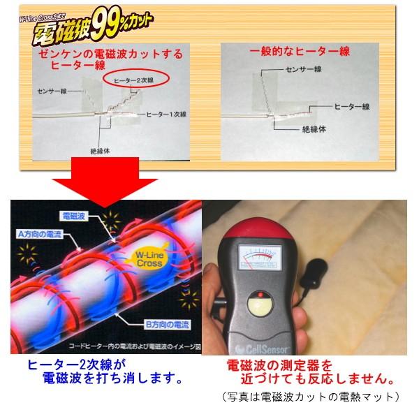 ゼンケン　電磁波99％カット　足入れ電熱マット　ＺＭＴ-51FT（タイマー機能付）　送料無料　メーカー直送_2