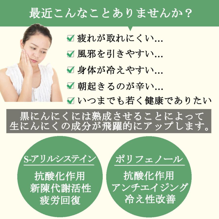 黒ニンニク 熟成 黒にんにく 40gx6袋 無添加 無着色 無香料 送料無料