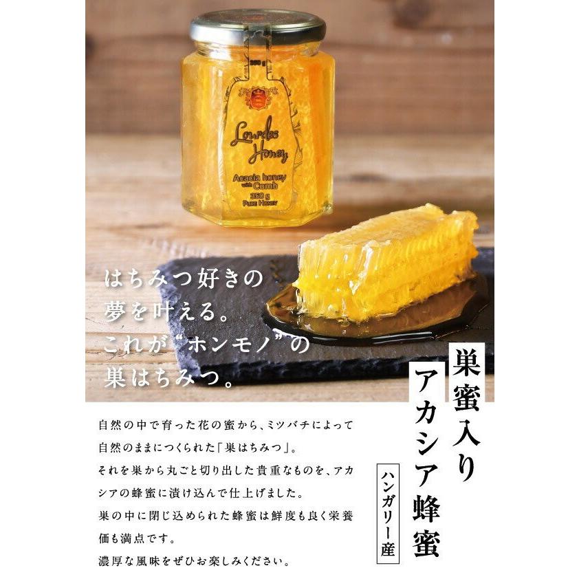 巣みつ 巣蜜 350gx2個 コムハニー ハンガリー産 アカシア 巣みつ 巣蜜 350gx2個 コムハニー ハンガリー産 アカシア