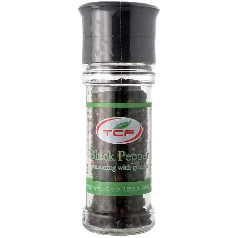 ブラックペッパー ミル付 40gx12個 業務用 黒胡椒 こしょう 黒コショウ